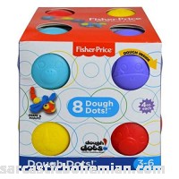 Fisher-Price Modeling Dough 8 Pack 8 Red Blue Yellow Purple 4 oz B07611XP37